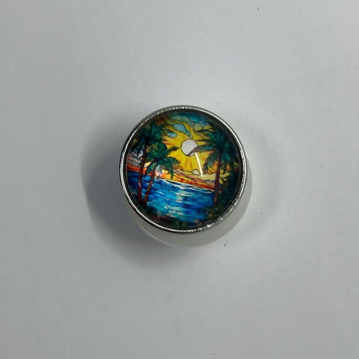 Beach Sunset SNAP Charm