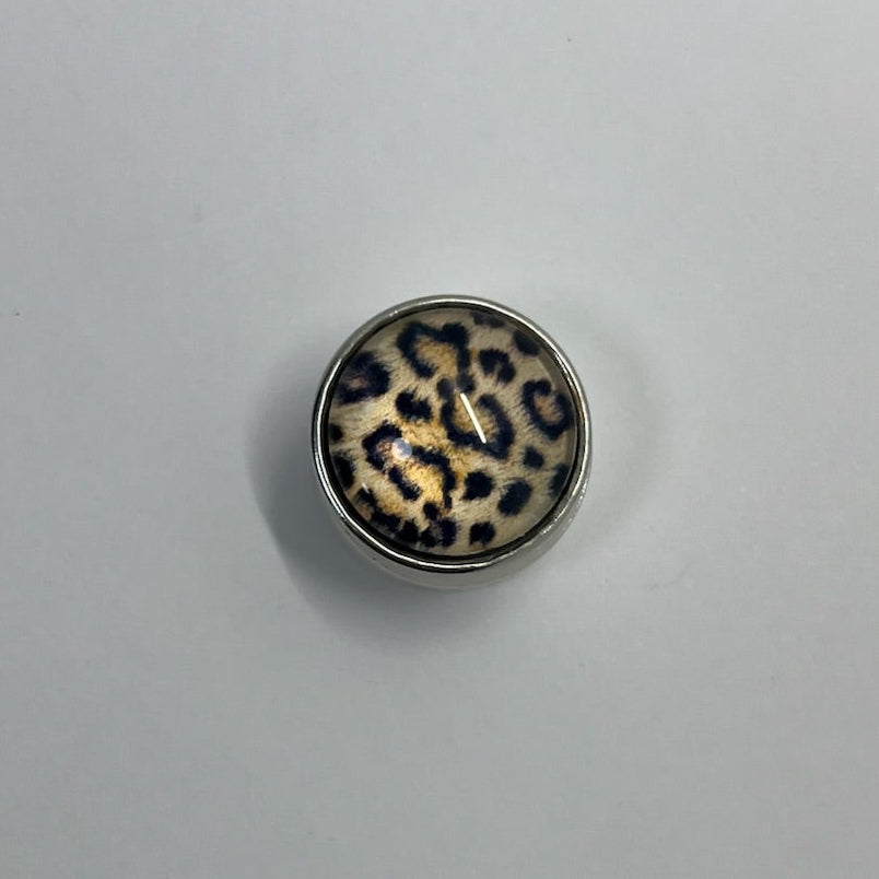 Cheetah Print SNAP Charm