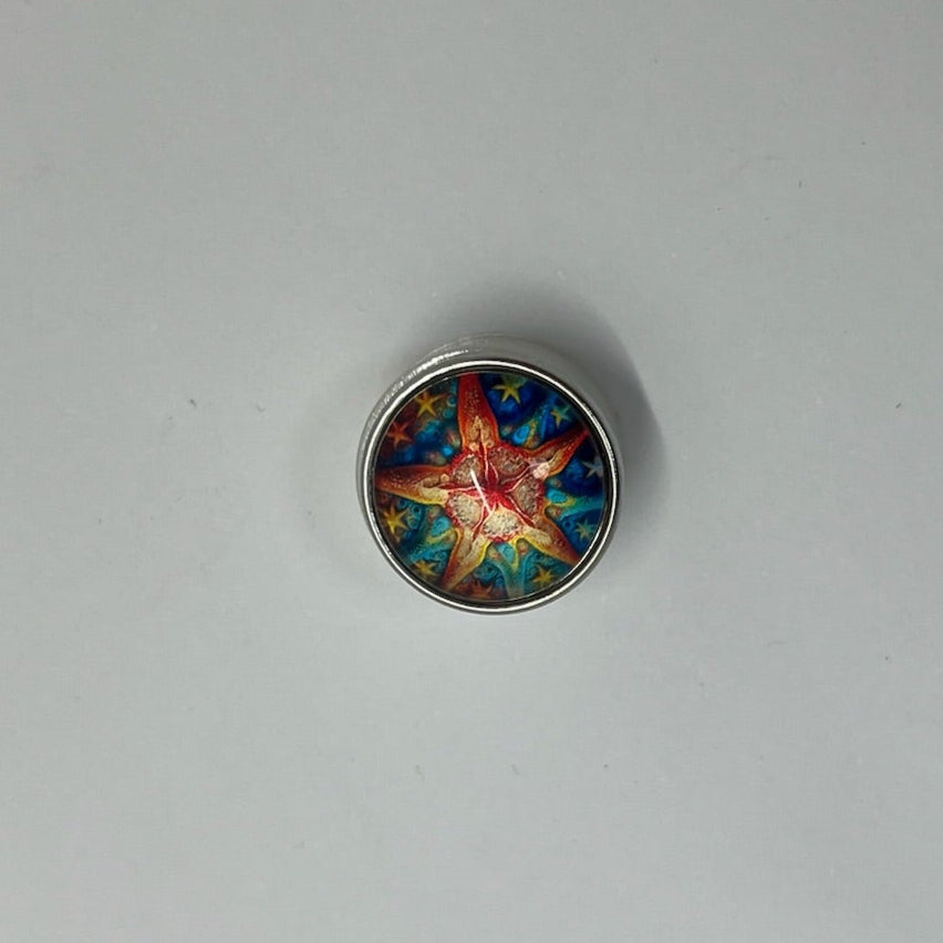 Starfish SNAP Charm