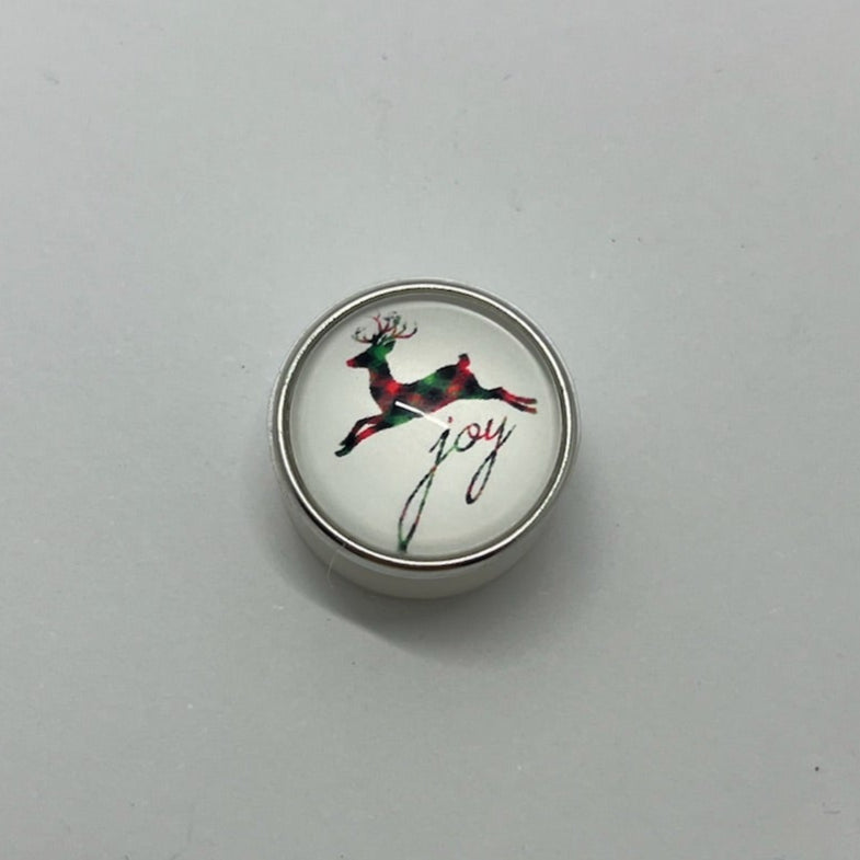 Joy Reindeer SNAP Charm