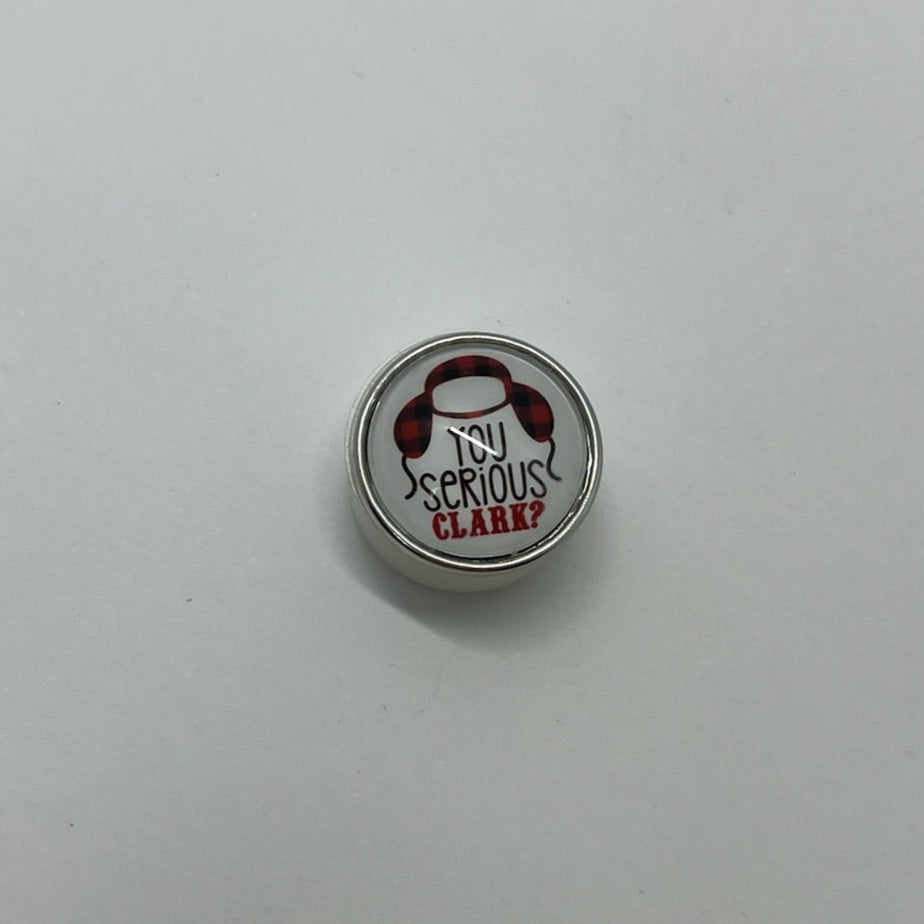 Gingham Hat Holiday SNAP Charm