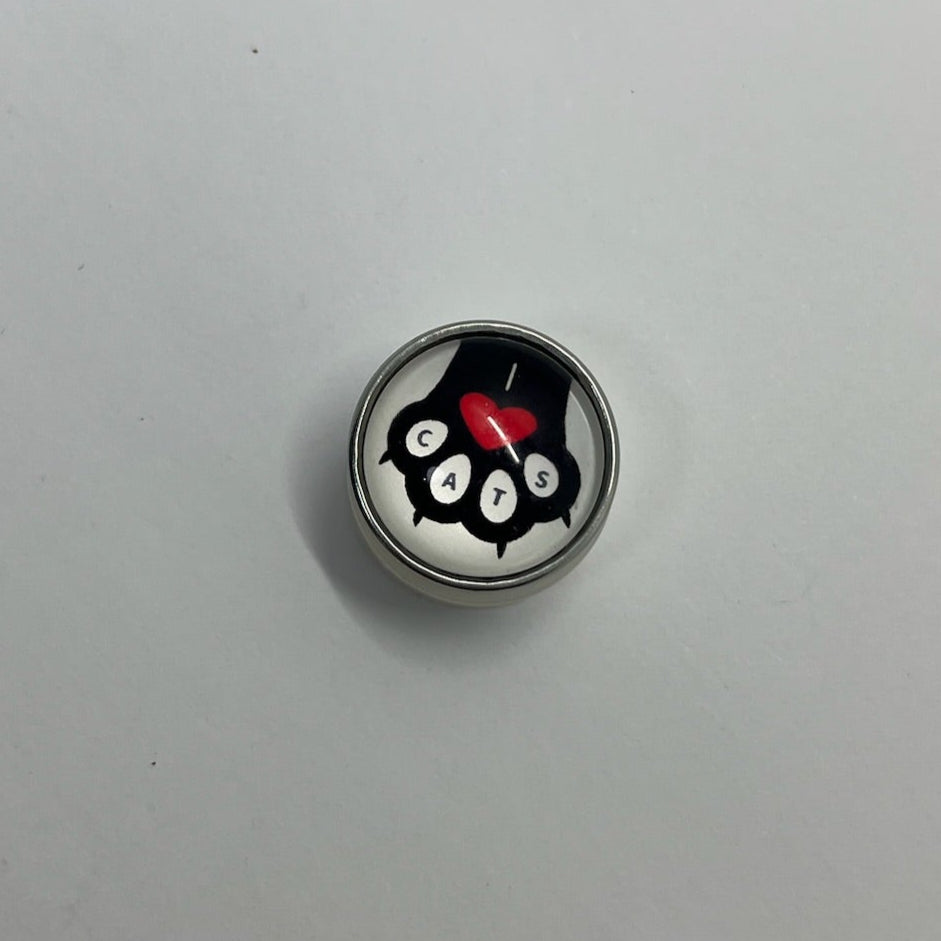 Cat Lover SNAP Charm