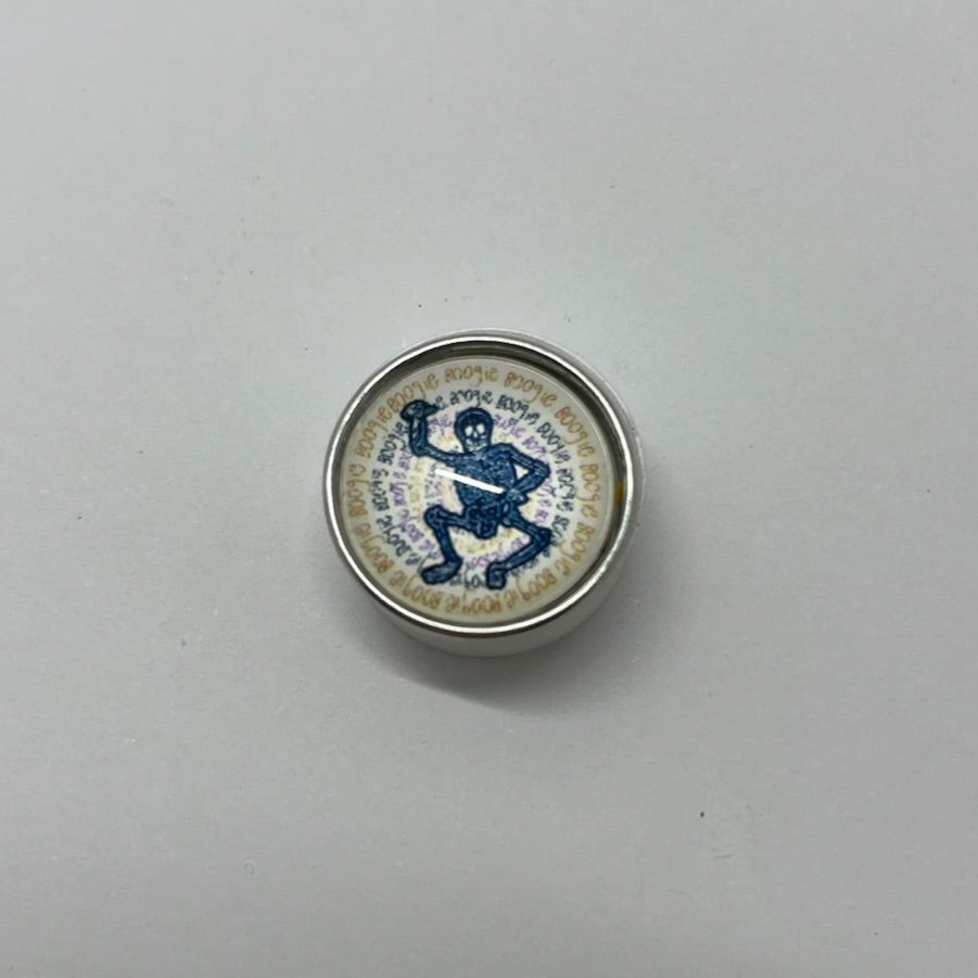 Dancing Skeleton SNAP Charm