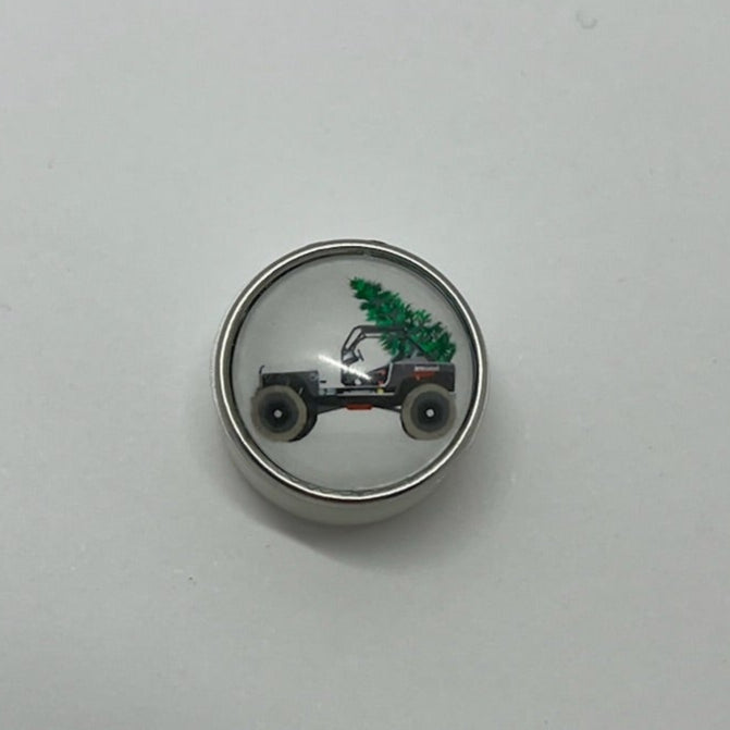 Christmas Tree Truck SNAP Charm