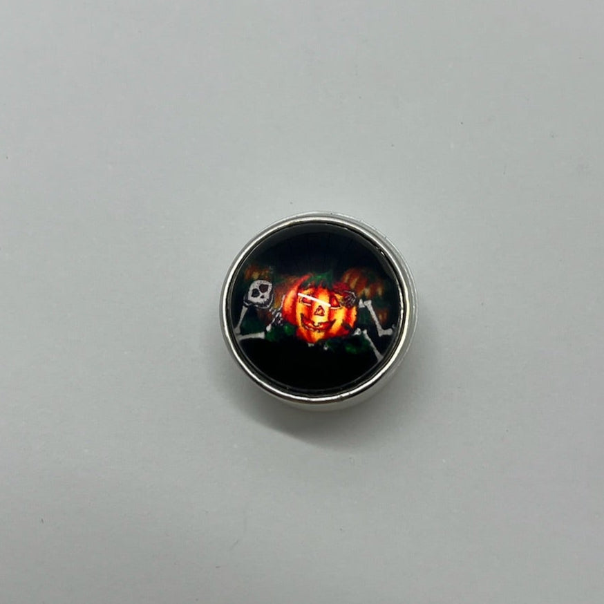 Happy Skeleton SNAP Charm