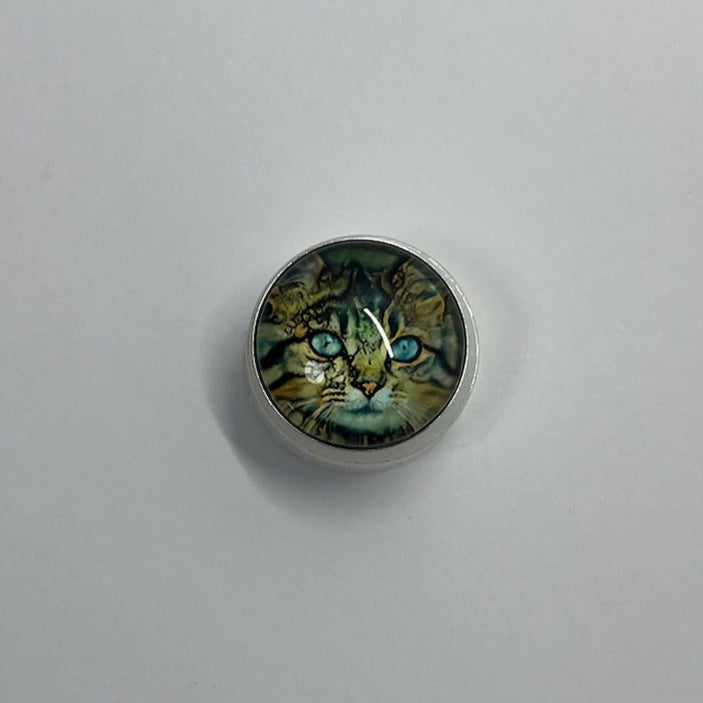 Cat Portrait SNAP Charm