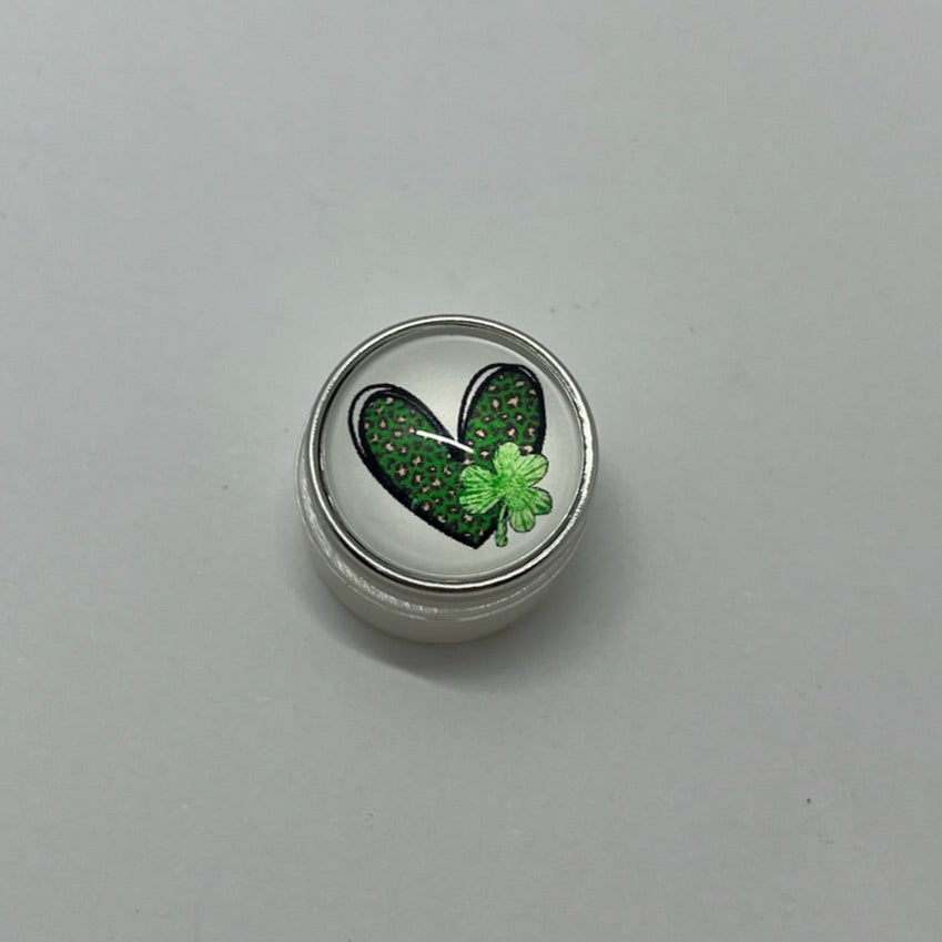 Shamrock Love SNAP Charm