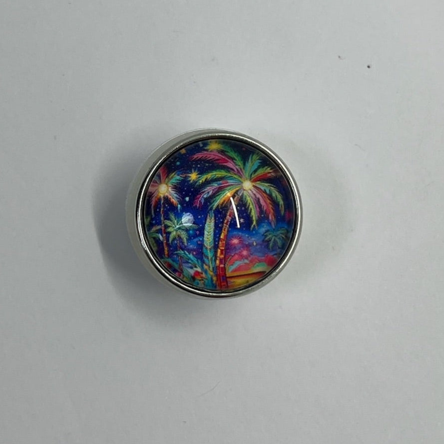 Palm Tree SNAP Charm