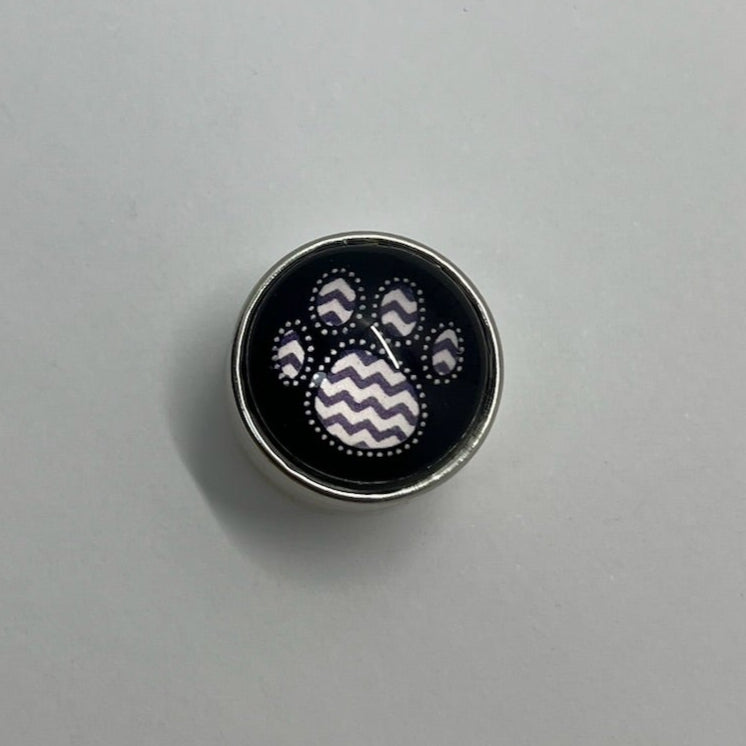Striped Paw SNAP Charm