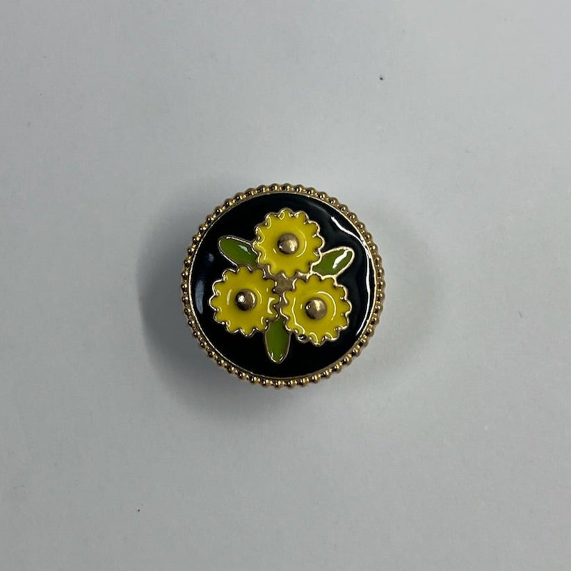 Yellow Bouquet SNAP Charm